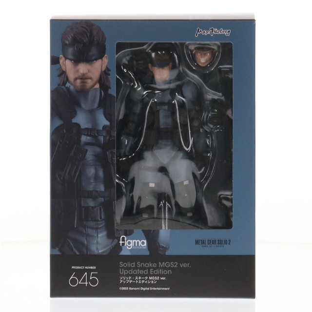 [FIG] グッドスマイルカンパニー公式ショップ特典付属 figma(フィグマ) 645 ソリッド・スネーク MGS2 ver. アップデートエディション METAL GEAR SOLID2 SONS OF LIBERTY(メタルギアソリッド2 サンズ・オブ・リバティ) 完成品 可動フィギュア マックスファクトリー
