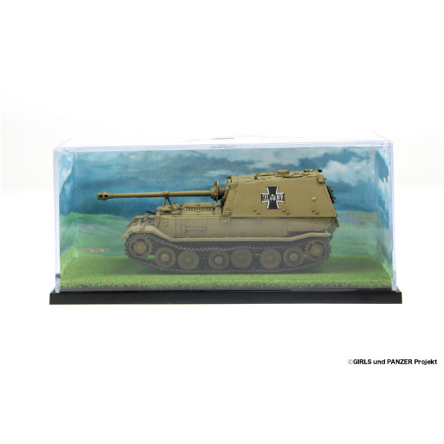 [FIG] (再販) てのひら戦車道コレクション 重駆逐戦車エレファント 黒森峰女学園 草原での戦いです! ガールズ&パンツァー 1/72 完成品 フィギュア(GPC72-25) プラッツ
