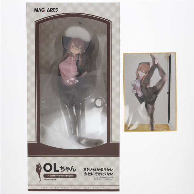 [FIG] 色紙付属 意外と体が柔らかい会社に行きたくないOLちゃん ピンクVer. 1/6 完成品 フィギュア MAGI ARTS(マギアーツ)