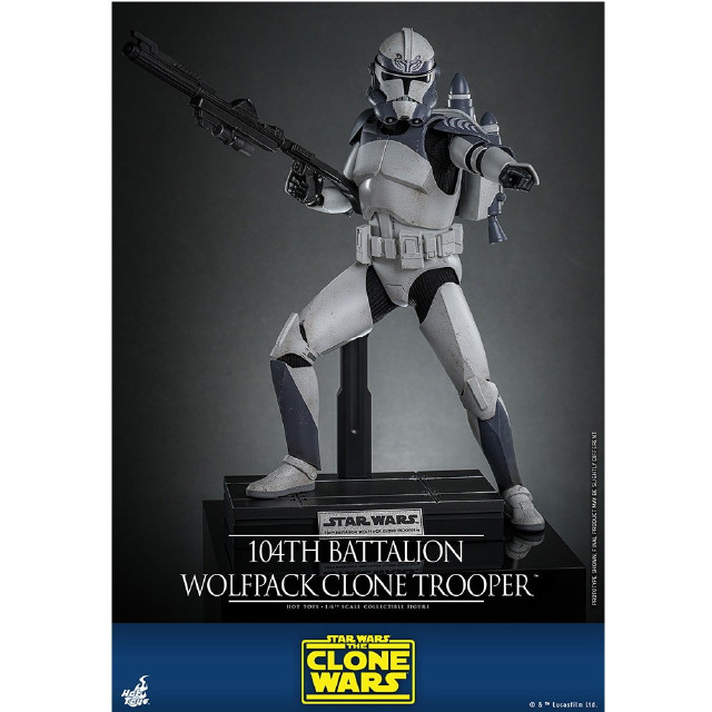[FIG] テレビ・マスターピース クローン・トルーパー(ウルフパック/第104大隊) STAR WARS(スター・ウォーズ) クローン・ウォーズ 1/6 完成品 アクションフィギュア(TMS142) ホットトイズ