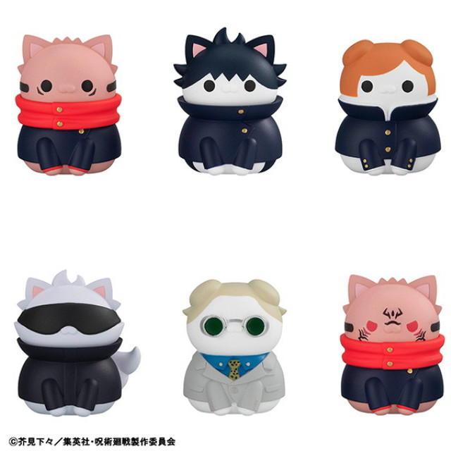 [FIG] (BOX) MEGA CAT PROJECT 呪術ニャンコ 渋谷事変 呪術廻戦 フィギュア(8個) メガハウス