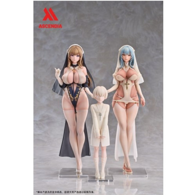 [FIG] 少年修道士フィギュア付属 リリーNun&エミリーNurse illustration by Chowbie 1/6 完成品 フィギュア ASCENDIA(アセンディア)