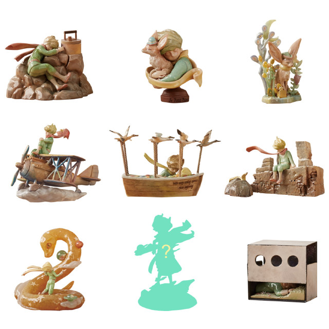 [FIG] (BOX) Le Petit Prince Zu&Pi 星の王子さま2 星の流浪曲 トレーディングフィギュア(8個) 海洋堂