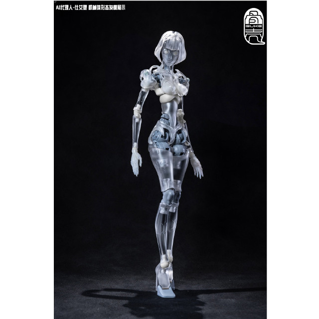 [FIG] GK01FEC1 AI代理人 仕女型C1 透明Ver. 1/12 完成品 可動フィギュア 骨殻工房(グーコーゴンファン)