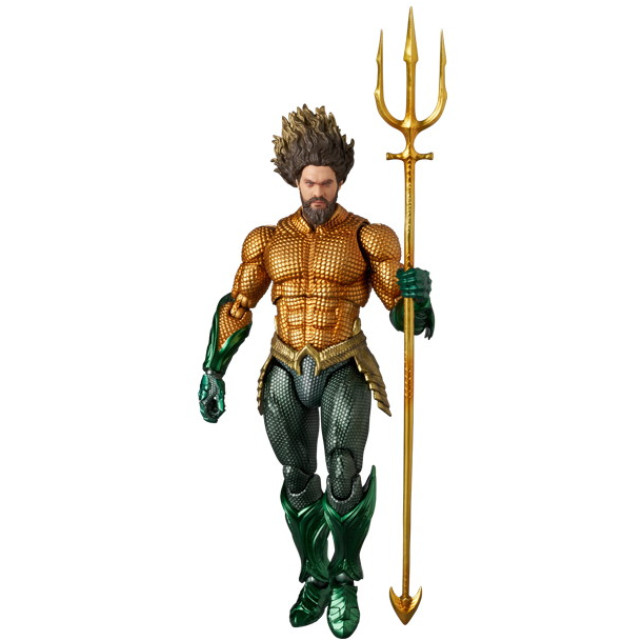 [FIG] マフェックス No.267 MAFEX AQUAMAN(GOLD & GREEN SUIT)(アクアマン ゴールド&グリーンスーツ) アクアマン/失われた王国 完成品 可動フィギュア メディコム・トイ