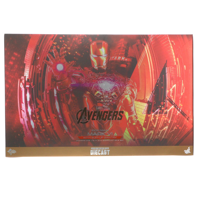 [FIG] ムービー・マスターピース DIECAST アイアンマン・マーク6(2.0版)[パワードスーツ装着機付き] アベンジャーズ 1/6 完成品 可動フィギュア(MM#688D53) ホットトイズ