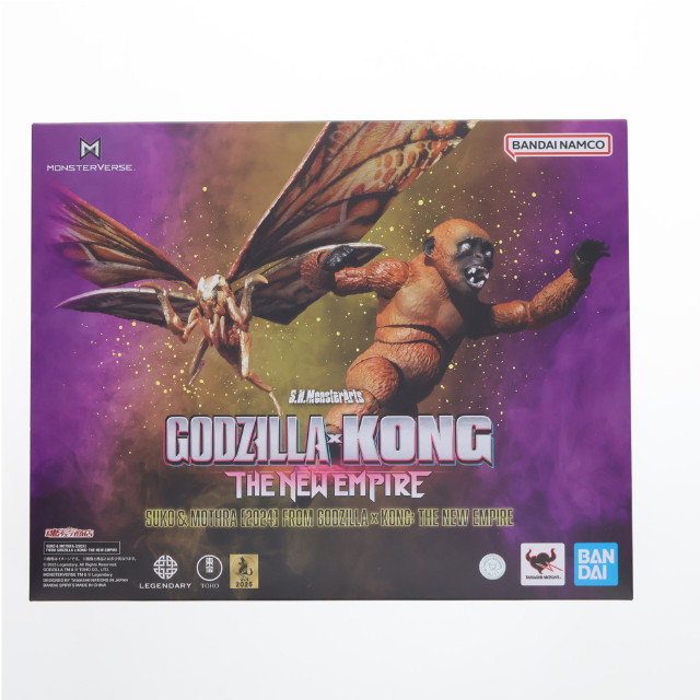 [FIG] S.H.MonsterArts(モンスターアーツ) SUKO & MOTHRA(2024)(スーコ&モスラ) ゴジラ×コング 新たなる帝国 完成品 フィギュア バンダイスピリッツ