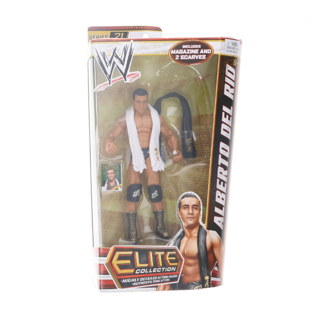 [FIG] アルベルト・デル・リオ マガジン&スカーフ WWE(ワールド・レスリング・エンターテイメント) エリートコレクション シリーズ 21 完成品 アクションフィギュア マテル