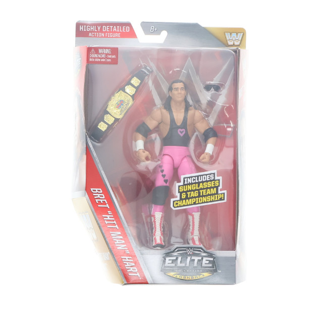 [FIG] ブレット ヒットマン ハート(ブレット・ハート) サングラス&タッグチームチャンピオンシップ WWE(ワールド・レスリング・エンターテイメント) エリートコレクション フラッシュバック 完成品 アクションフィギュア マテル