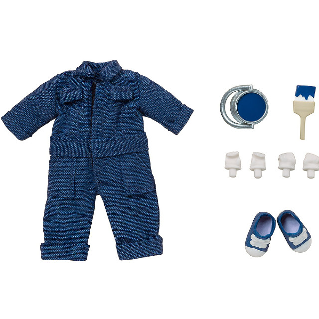 [FIG] ねんどろいどどーる おようふくセット カラフルつなぎ(デニム) フィギュア用アクセサリ グッドスマイルカンパニー