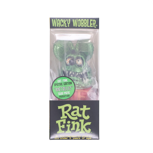 [FIG] ワッキーワブラー RAT FINK(ラットフィンク) スペシャルエディション(メタリックグリーン) 完成品 フィギュア FUNKO(ファンコ)