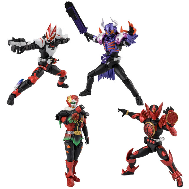 [FIG] (BOX)(食玩) 掌動EXCEED仮面ライダー 可動フィギュア(4個) バンダイ
