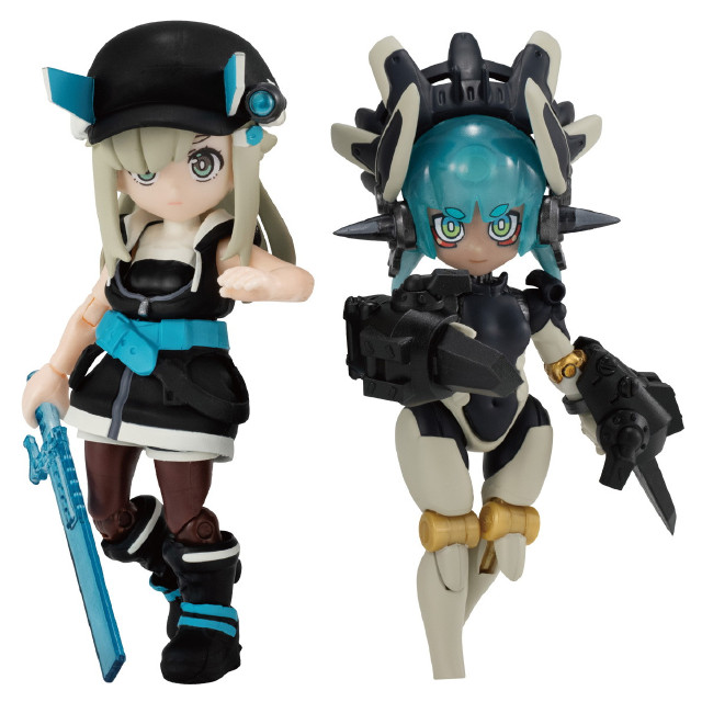 [FIG] (BOX)(食玩) LINK TRAVELERS(リンクトラベラーズ) ～スターターセット～SIDE:C 可動フィギュア(4個) バンダイ