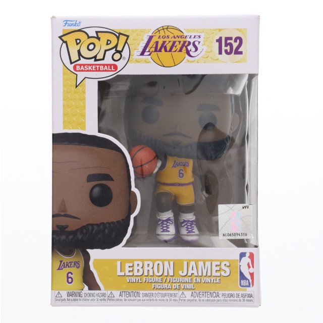 [FIG] POP! BASKETBALL 152 レブロン・ジェームズ NBA ロサンゼルス・レイカーズ 完成品 フィギュア FUNKO(ファンコ)