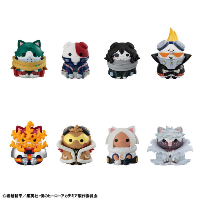 [FIG] (BOX) MEGA CAT PROJECT ヒロアカニャンコNO.01 僕のヒーローアカデミア フィギュア(8個) メガハウス