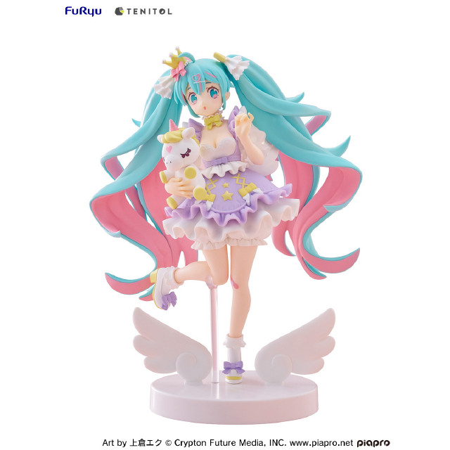 [FIG] TENITOL 初音ミク 夢かわプリンセス ラベンダーver. キャラクター・ボーカル・シリーズ01 初音ミク 完成品 フィギュア(AMU-TNL0152) フリュー