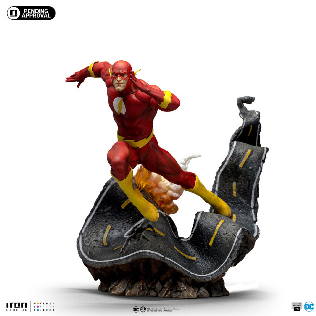 [FIG] 「アートスケール」 フラッシュ(アンリーシュド)[コミック] アイアン・スタジオ スタチュー 『DC』 1/10 完成品 フィギュア アイアンスタジオ