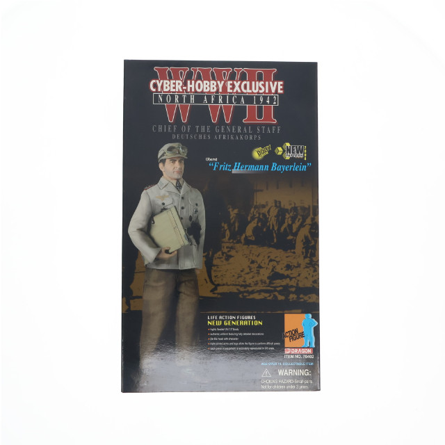 [FIG] サイバーホビー限定 WWII Chief of the General Staff Deutsches Afrikakorps Fritz Hermann Bayerlein 1/6 完成品 可動フィギュア(70402) DRAGON(ドラゴン)