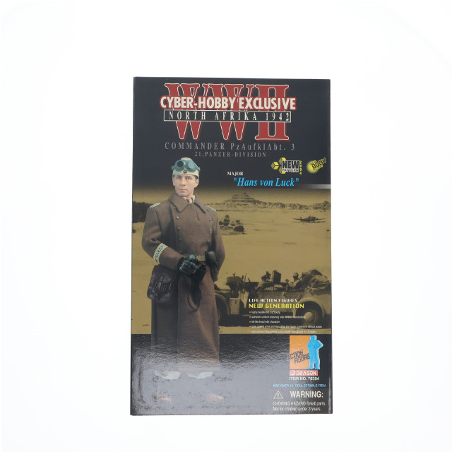 [FIG] サイバーホビー限定 WWII Hans von Luck Commander Pzaufklabt.3 21.Panzer division Major North Afrika 1942 1/6 完成品 可動フィギュア(70394) DRAGON(ドラゴン)