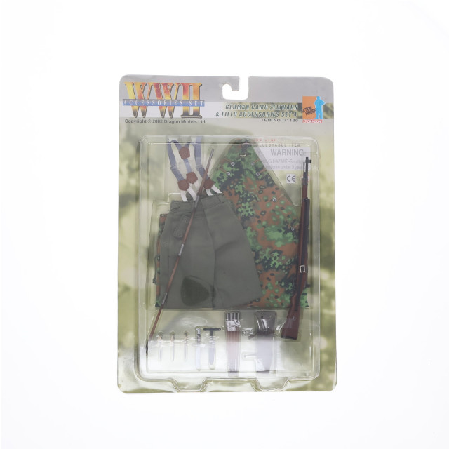 [FIG] WWII Accessory Set German Camo Zeltbahn & Field Accessories Set 4 1/6 フィギュア用アクセサリ(71120) DRAGON(ドラゴン)
