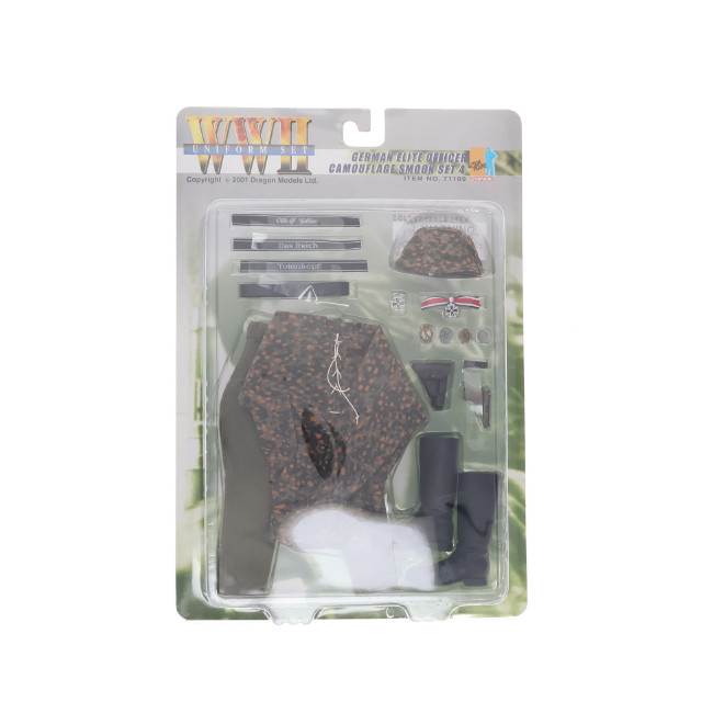 [FIG] WWII Uniform Set German Elite Officer Camouflage Smock Set 4 1/6 フィギュア用アクセサリ(71109) DRAGON(ドラゴン)