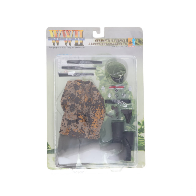 [FIG] WWII Uniform Set German Elite Officer Camouflage Smock Set 6 1/6 フィギュア用アクセサリ(71111) DRAGON(ドラゴン)