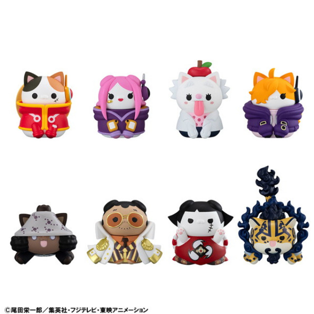 [FIG] (BOX) MEGA CAT PROJECT ニャンピースニャーン! エッグヘッド編 ONE PIECE(ワンピース) フィギュア(8個) メガハウス