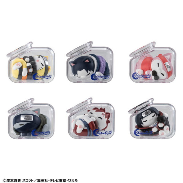 [FIG] (BOX) MEGA CAT PROJECT おやすみニャルト! NARUTO-ナルト- 疾風伝 フィギュア(8個) メガハウス