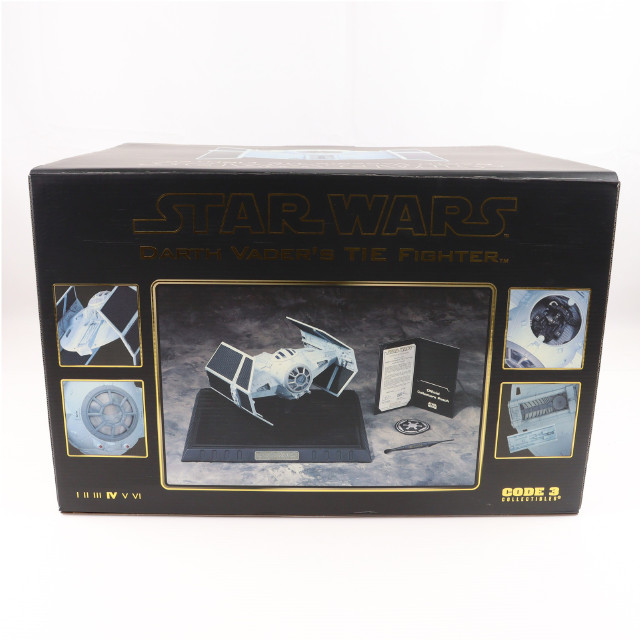 [FIG] Die Cast Replica DARTH VADER'S(ダース・ベイダーズ) TIE FIGHTER(タイ・ファイター) STAR WARS(スター・ウォーズ) エピソード4/新たなる希望 1/38 完成品 フィギュア CODE3