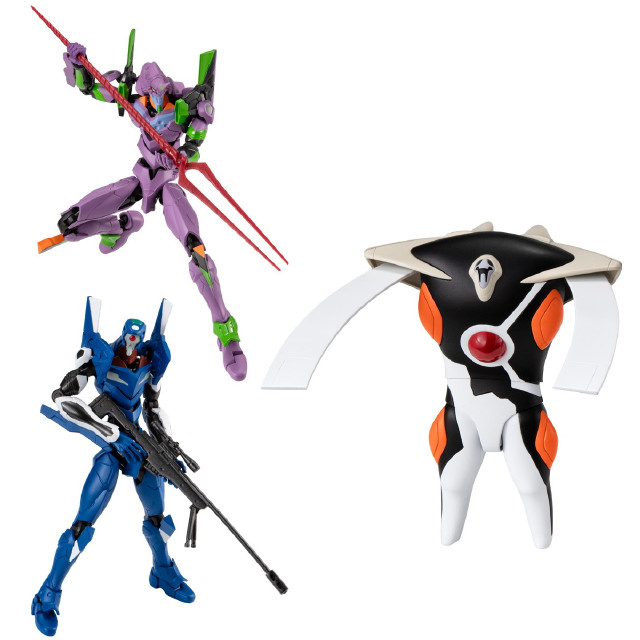 [FIG] (BOX)(食玩) EVA-FRAME-DX02:新世紀エヴァンゲリオン 可動フィギュア(3個) バンダイ