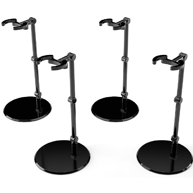 [FIG] THE シンプルスタンドmini×4 BLACK【小型フィギュア&ディフォルメフィギュア用】 フィギュア用アクセサリ グッドスマイルカンパニー