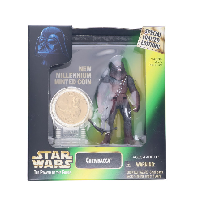 [FIG] チューバッカ STAR WARS(スター・ウォーズ) パワー・オブ・ザ・フォース SPECIAL LIMITED EDITION NEW MILLENNIUM MINTED COIN COLLECTION 完成品 可動フィギュア(84023) Kenner(ケナー)