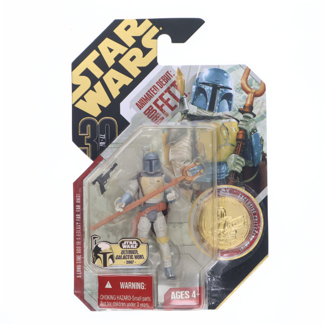 [FIG] STAR WARS 30th Anniversary No.24 ULTIMATE GALACTIC HUNT(アルティメット・ギャラクティック・ハント) 2007 ANIMATED DEBUT:BOB FETT(ボバ・フェット) STAR WARS(スター・ウォーズ) 完成品 可動フィギュア ハズブロ