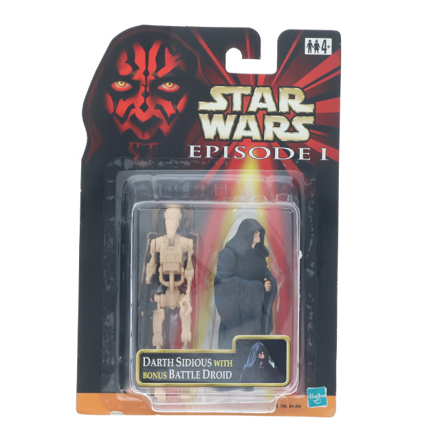 [FIG] (単品) スター・ウォーズ ベーシックフィギュア DARTH SIDIOUS WITH BONUS BATTLE DROID(ダース・シディアス WITH バトル・ドロイド) A STAR WARS(スター・ウォーズ) エピソード1/ファントム・メナス 完成品 可動フィギュア(84095) ハズブロ