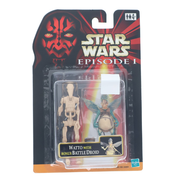 [FIG] (単品) スター・ウォーズ ベーシックフィギュア WATTO WITH BONUS BATTLE DROID(ワトー WITH バトル・ドロイド) A STAR WARS(スター・ウォーズ) エピソード1/ファントム・メナス 完成品 可動フィギュア(84095) ハズブロ