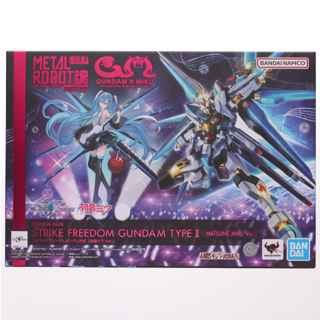 [FIG] アクリルスタンド付属 魂ウェブ商店限定 METAL ROBOT魂(SIDE MS) ストライクフリーダムガンダム弐式[初音ミク Ver.] 機動戦士ガンダムSEED FREEDOM(シード フリーダム) 完成品 可動フィギュア バンダイスピリッツ