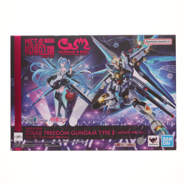 [FIG] アクリルスタンド無し 魂ウェブ商店限定 METAL ROBOT魂(SIDE MS) ストライクフリーダムガンダム弐式[初音ミク Ver.] 機動戦士ガンダムSEED FREEDOM(シード フリーダム) 完成品 可動フィギュア バンダイスピリッツ
