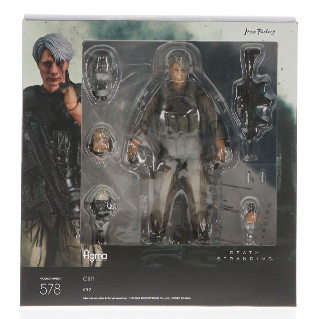 [FIG] GOODSMILE ONLINE SHOP購入特典付属 figma(フィグマ) 578 クリフ DEATH STRANDING(デス・ストランディング) 完成品 可動フィギュア マックスファクトリー