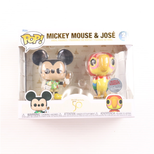 [FIG] Disney限定 ミッキーマウス & ホセ 2パック ディズニーワールド50th 完成品 フィギュア FUNKO(ファンコ)