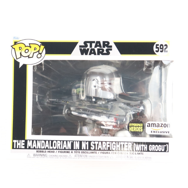 [FIG] Amazon限定 POP! 592 マンダロリアンin N1スターファイターwithグローグー STAR WARS(スター・ウォーズ) ザ・マンダロリアン 完成品 フィギュア FUNKO(ファンコ)