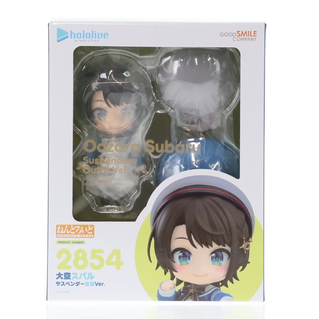 [FIG] 一部店舗限定 ねんどろいど 2854 大空スバル(おおぞらすばる) サスペンダー衣装Ver. ホロライブプロダクション 完成品 可動フィギュア グッドスマイルカンパニー