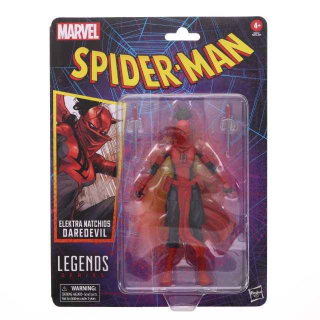 [FIG] マーベル・レジェンドCLASSIC スパイダーマンシリーズ エレクトラ・ナチオス/デアデビル[コミック] Daredevil: Woman Without Fear 完成品 6インチ・アクションフィギュア(F6572)(海外流通版) ハズブロ