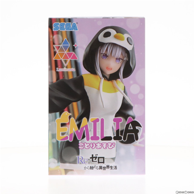 [FIG]Luminasta エミリア-ことりあそび- Re:ゼロから始める異世界生活 フィギュア プライズ(1104097) セガ