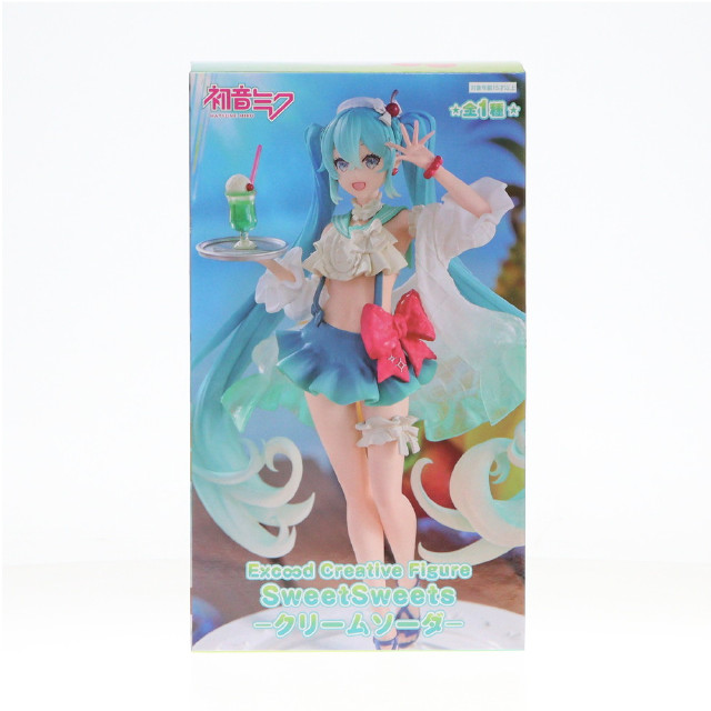 [FIG]初音ミク キャラクター・ボーカル・シリーズ 01 初音ミク Exc∞d Creative Figure SweetSweets-クリームソーダ- フィギュア プライズ(AMU-PRZ15610) フリュー