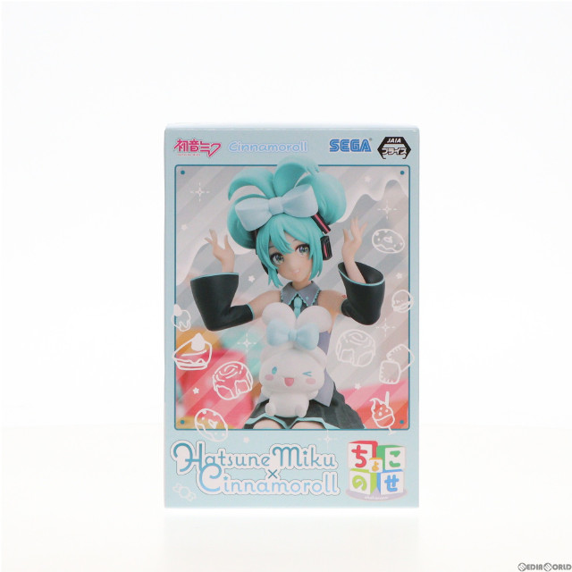 [FIG]初音ミク×シナモロール 初音ミクシリーズ プレミアムちょこのせフィギュア『初音ミク×シナモロール』 プライズ(1105506) セガ