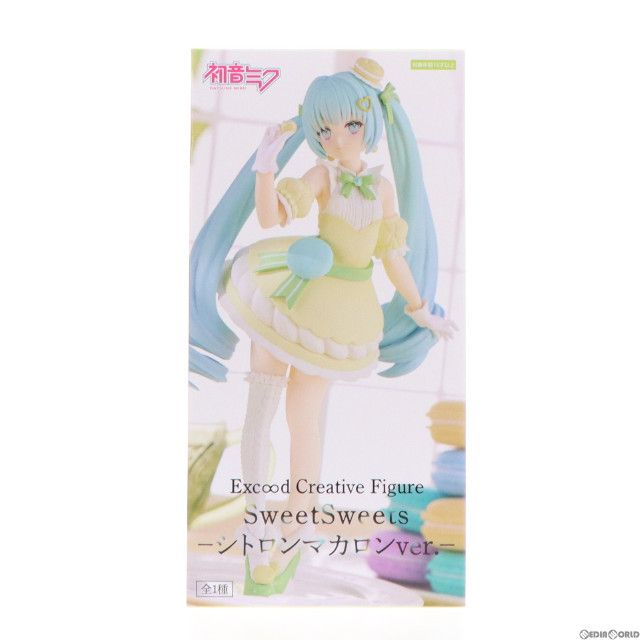 [FIG]初音ミク キャラクター・ボーカル・シリーズ 01 初音ミク Exc∞d Creative Figure SweetSweets-シトロンマカロンver.- フィギュア プライズ(AMU-PRZ16601) フリュー