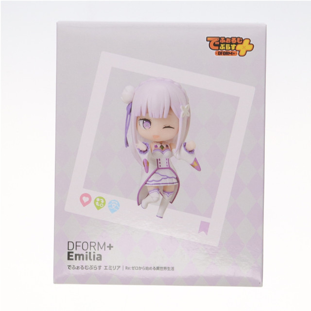 [FIG]でふぉるむぷらす エミリア Re:ゼロから始める異世界生活 フルアクションデフォルメフィギュア プライズ エルココ