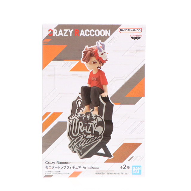 [FIG]Arisakaaa(ありさか) B(Tシャツレッド) Crazy Raccoon(クレイジーラクーン) モニタートップフィギュア-Arisakaaa- プライズ(2707324) バンプレスト