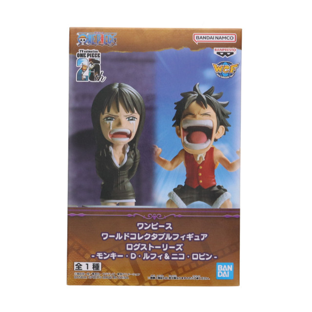[FIG] モンキー・D・ルフィ&ニコ・ロビン ワンピース ワールドコレクタブルフィギュア ログストーリーズ-モンキー・D・ルフィ&ニコ・ロビン- ONE PIECE プライズ(2713407) バンプレスト