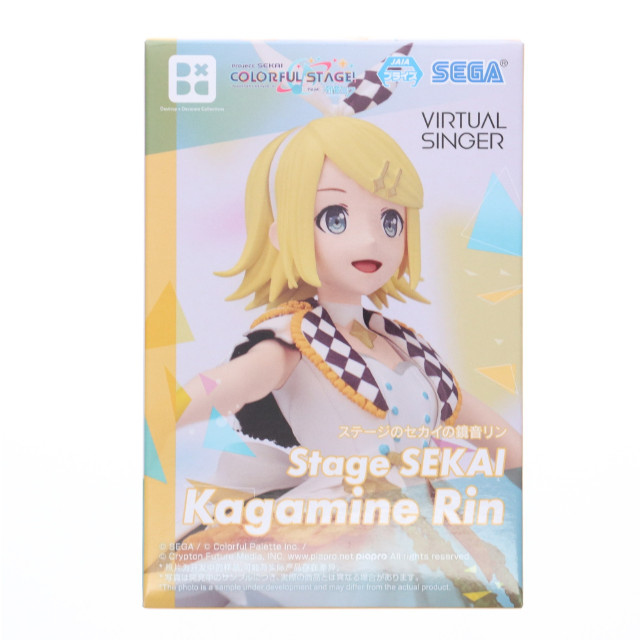 [FIG] 鏡音リン(かがみねりん) プロジェクトセカイ カラフルステージ! Feat.初音ミク Desktop×Decorate Collections『ステージのセカイの鏡音リン』 フィギュア プライズ(1119369) セガ